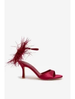 Sandály na podpatku model 222267 Step in style Sandály na podpatku model 222267 Step in style