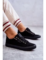 Dámské tenisky z nízkého materiálu Big Star KK274004 Černá