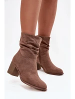 Boty na podpatku  model 219396 Step in style