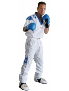 TOP TEN STAR COLLECTION kickboxerské oblečení bílo-modré