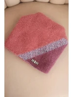 Dámská čepice z modalu a viskózy s ozdobným knoflíkem ecru