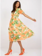 Šaty DHJ SK 15967.54P oranžová