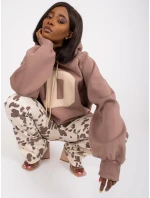 Mikina EM BL 651/D.29X hnědá Mikina EM BL 651/D.29X hnědá