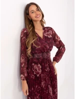 Šaty IT SK 11389 2.12P bordó Šaty IT SK 11389 2.12P bordó