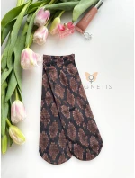 Dámské vzorované ponožky Magnetis lycra 20 den