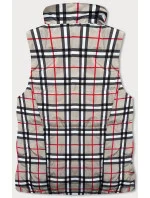 Oboustranná dámská vesta ve vřesové barvě (2383)