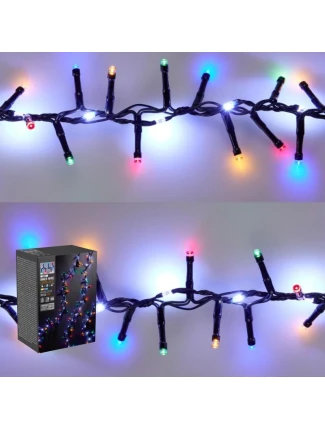 VÁNOČNÍ STROM SVĚTLA SVĚTELNÝ ŘETĚZ 710 VEDL VÍCEBAREVNÝ/BÍLÝ