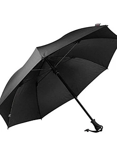 EuroSCHIRM Birdiepal outdoor Černý Sklolaminát Polyamid Plnoformátový deštník