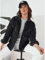 Dámská džínová bunda BERENICES černá FashionStreet TY4327