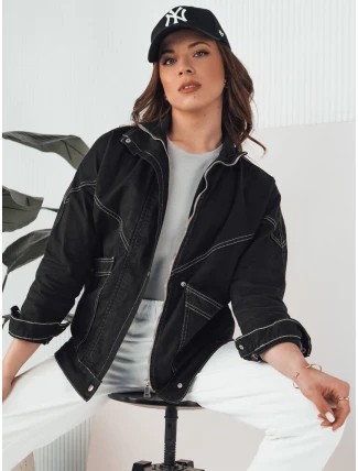 Dámská džínová bunda BERENICES černá FashionStreet TY4327