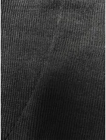 Žebrovaný dámský komplet v grafitové barvě (AMG-341A)