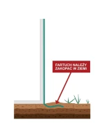 ZAHRADNÍ TUNEL 200x200x200 cm PE BÍLÁ OCELOVÁ KONSTRUKCE