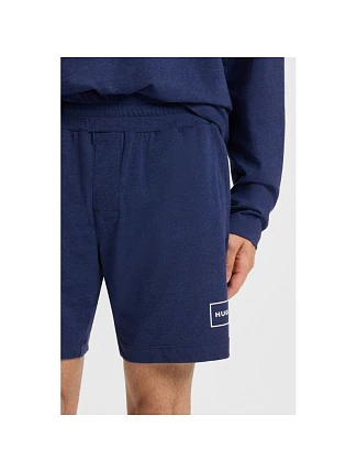 Hugo Loungewear pánské šortky na spaní Laze AZZURRO (50525247-409)