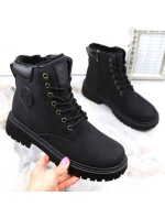 Zateplené trapery se zipem NEWS W EVE364A černá