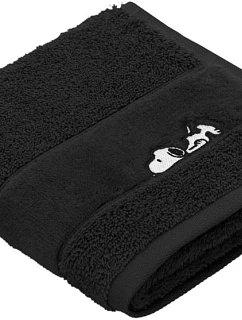 Vossen Sleepy Snoopy 30 Ručník pro hosty 49.9804 black