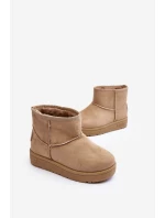 Dětské zimní boty s izolací Big Star MM374056 Bežové Dětské zimní boty s izolací Big Star MM374056 Bežové
