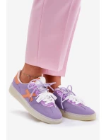 Nízké Dámské Sportovní Boty Fialové Zelevelis