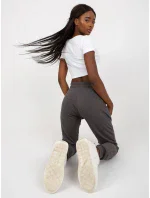 Dámské tepláky B 005 tmavě šedé Dámské tepláky B 005 tmavě šedé