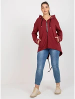 Mikina RV BL 8266.34P kaštanová