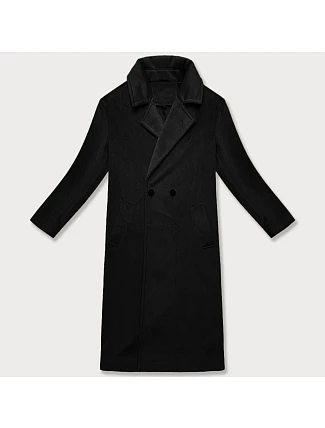 Dámský oversize kabát 11Z8161 Černá - J.Style