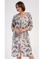 Dámské domácí šaty s tříčtvrtečním rukávem Elena