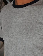 Pánské základní šedé tričko FashionStreet RX5663