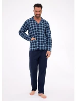 Cornette pyžamo 114/81 dlouhé/r 3XL-5XL pánské rozepínací Cornette pyžamo 114/81 dlouhé/r 3XL-5XL pánské rozepínací