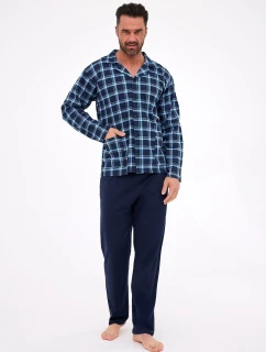 Cornette pyžamo 114/81 dlouhé/r 3XL-5XL pánské rozepínací