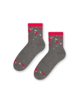 Dámské ponožky Steven art.136 Srdce