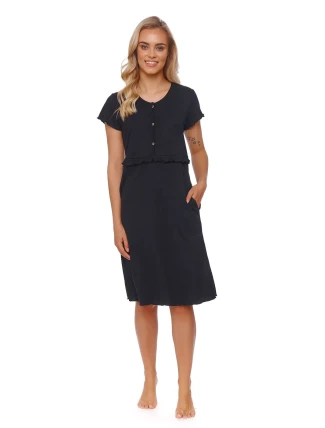Dámská těhotenská košile 4543 black - Doctornap Dámská těhotenská košile 4543 black - Doctornap