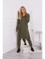 Sada mikin s delší stranou khaki barvy