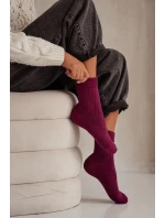 Dámské ponožky Frotte Zygzak Bordové