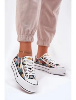 Dámské vzorované trampky na platformě Lee Cooper – multikolor