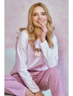 3434 DÁMSKÉ DLOUHÉ PYŽAMO ELISA S-XL