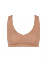 Dámská podprsenka ZERO Feel 2.0 Bralette - BROWN - hnědá 00CM - SLOGGI