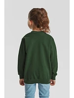 Fruit of the Loom Classic Kids Set-In Sweat Dětská mikina 16.2041 retro heather green
