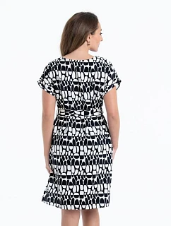 Style Parma šaty 8148 černobílá - Anita Classix