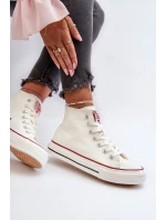 Dámské vysoké tenisky Big Star NN274276 bílé