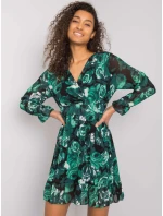 Šaty DHJ SK 12220 1.10P tmavě zelená