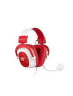 Herní sluchátka Havit H2002d bílá/červená