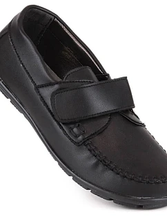 Chlapecké společenské mokasíny černé Kornecki 6804