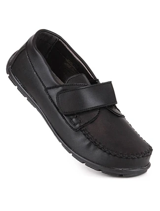 Chlapecké společenské mokasíny černé Kornecki 6804