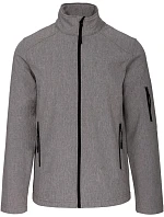 Kariban K 401 Pánská 3-vrstvá softshellová bunda 20.K401 marl grey Kariban K 401 Pánská 3-vrstvá softshellová bunda 20.K401 marl grey