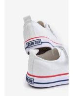 Dětské Tenisky Na Suchý Zipper Big Star OO374009 Bílé
