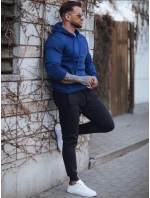 FashionStreet pánská modročerná tepláková souprava AX0742