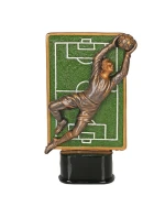 Soška brankáře RFST3057/BR/GN Soška brankáře RFST3057/BR/GN