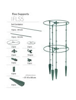 PODPĚRY PRO ROSTLINY PODPĚRY PRO KVĚTINY ROZMĚRY ŠÍŘKA 25 A 35 CM ZELENÁ LESNÍ ZELENÁ PODPĚRY PRO ROSTLINY PODPĚRY PRO KVĚTINY ROZMĚRY ŠÍŘKA 25 A 35 CM ZELENÁ LESNÍ ZELENÁ