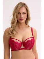 POLOMĚKKÁ PODPRSENKA AINA VÝROBEK 1273 ČERVENÁ