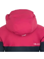 Trollkids Dívčí bunda s kapucí Hallingdal Navy blue/pink (223-114)