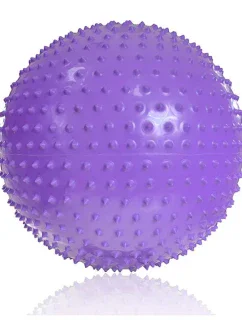 Gymnastický míč s masáží PROFIT 55cm fialový DK 2104